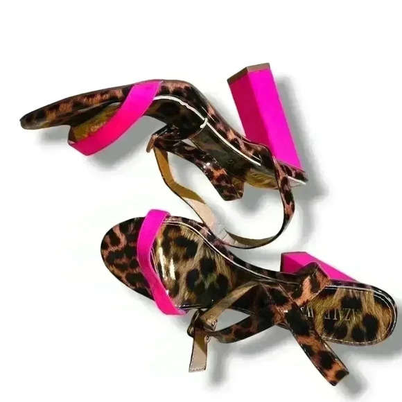 Azalea Wang Katelyn Strappy Heeled Sandals Size 8.5 - Picture 4 of 7